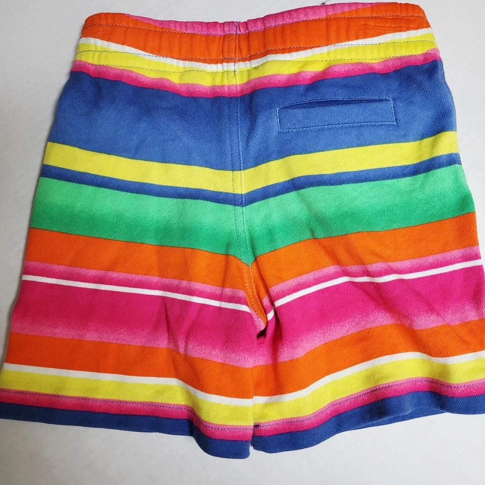 Kids‎ Polo Ralph Lauren Size 3 Rainbow Striped Terry Athletic Shorts NWOT